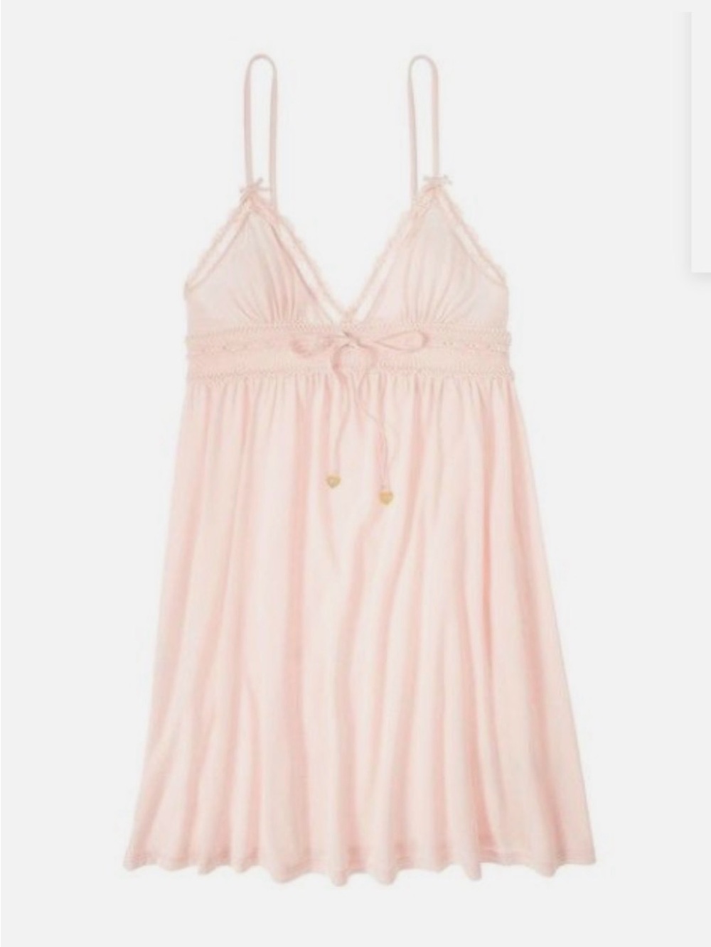 NWT Juicy Couture Womens Slip Dress Spaghetti Straps Pink Sleep Essent Size XS